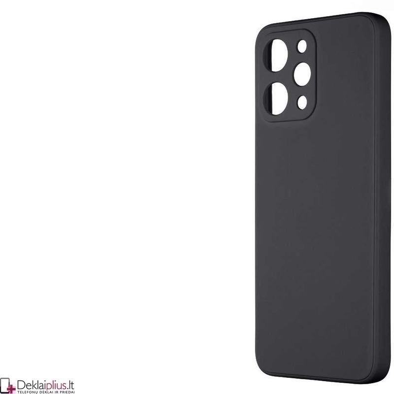 Silikoninis ploniausias dėklas - su kameros apsauga - juodas (Xiaomi Redmi 12) Silikoninis ploniausias dėklas - su kameros apsauga - juodas (Xiaomi Redmi 12)